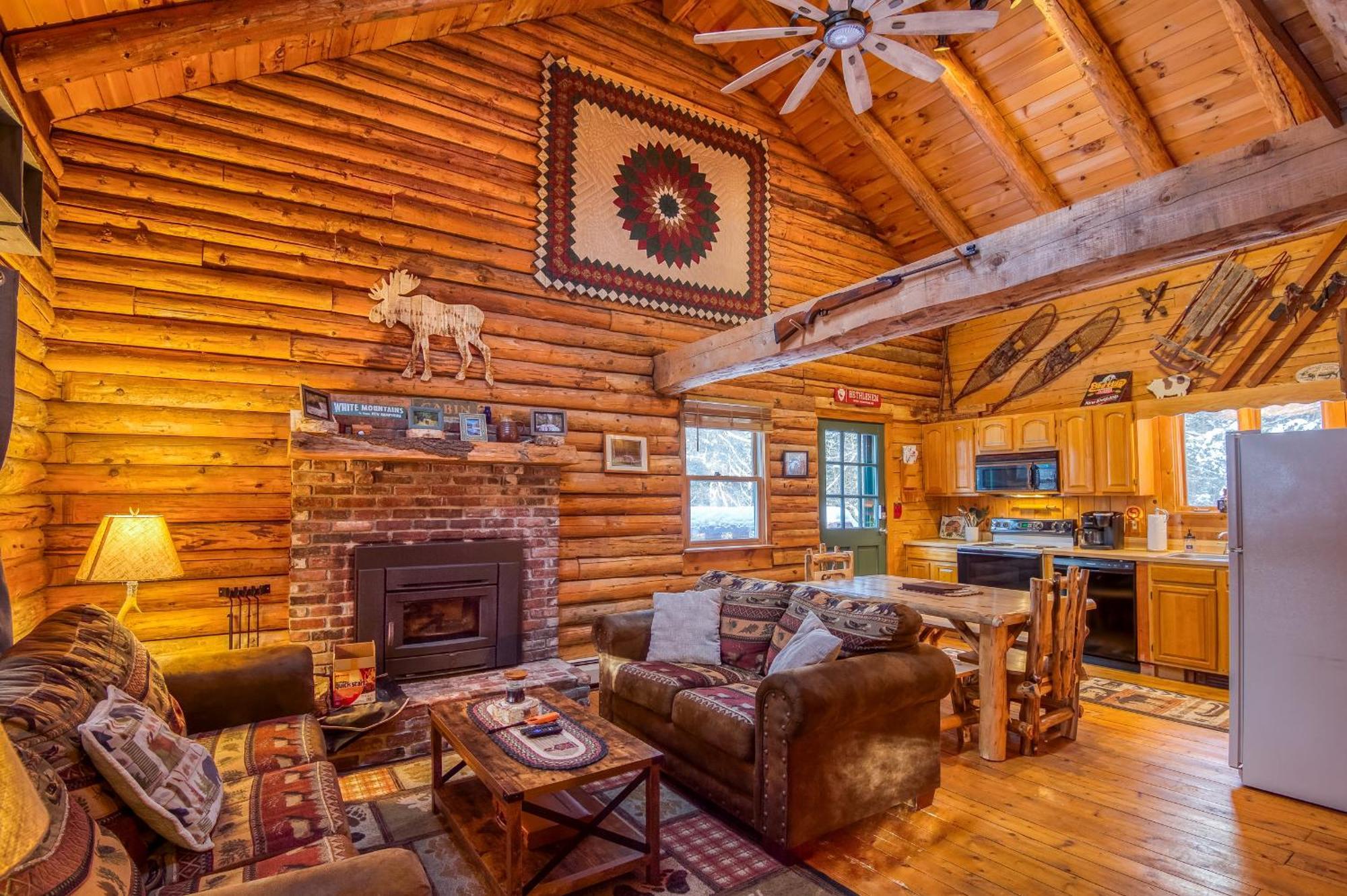Family-Focused & Pet-Friendly Log Cabin With 4Br 2Ba Sleeps 10 Bethlehem Luaran gambar